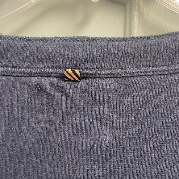 Billy Reid Mens Henley Long Sleeve Blue Size Large Cotton Blend Casual - Picture 4 of 5